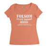 folsom state prison Women's Triblend Scoop T-shirt