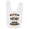 Super Cool Mother Of A Freaking Awesome Son Baby Bibs