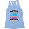 Super Cool Dad Of A Freaking Awesome Daughter Racerback Tank