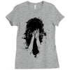 sad girl Ladies Fitted T-Shirt
