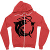fish Zipper Hoodie