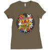 pokemon style dodge ball league Ladies Fitted T-Shirt
