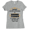 smart good looking science teacher profession Ladies Fitted T-Shirt