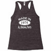 made in 1975 mens 40th birthday Racerback Tank