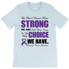 we don't know how strong we are until being strong is the only choice T-Shirt