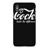 cock   taste the difference funny iPhoneX Case