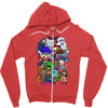 i ain't afraid of no ghosts Zipper Hoodie
