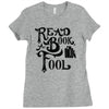 read a book, fool Ladies Fitted T-Shirt