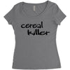 cereal killer Women's Triblend Scoop T-shirt