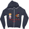 you have stolen my heart 2 Zipper Hoodie