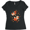space fox Women's Triblend Scoop T-shirt