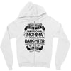 Super Cool Momma Of A Freaking Awesome Daughter Zipper Hoodie