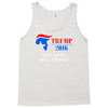 trump 2016 there will be hell toupee Tank Top