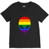 alien lgbt V-Neck Tee