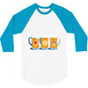 care beers 3/4 Sleeve Shirt