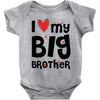 I Love My Big Brother Baby Bodysuit
