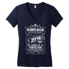 Vintage Aged To Perfection 1946 Women's V-Neck T-Shirt