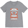 Never Underestimate the Strength of a Skin Cancer Warrior V-Neck Tee