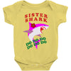 Sister Shark -Shark Do Do Do Baby Bodysuit