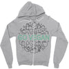 go vegan 3 Zipper Hoodie