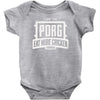eat more chicken Baby Bodysuit