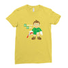 breaking bricks Ladies Fitted T-Shirt