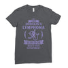 I am a Hodgkins Cancer Survivor - What's Your Superpower? Ladies Fitted T-Shirt