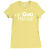 my dad rocks Ladies Fitted T-Shirt