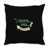 drink pee Throw Pillow