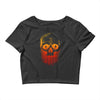skull gradient Crop Top