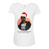 i was the nizzle before chrismizzle and all through the hizzle Maternity Scoop Neck T-shirt