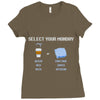 select your monday Ladies Fitted T-Shirt