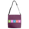 periodic table chemistry fun Adjustable Strap Totes