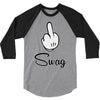 mickey fuck swag 3/4 Sleeve Shirt