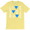 live love rave edm music house electro T-Shirt