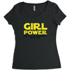 Girl Power May The Empowerment With You Women's Triblend Scoop T-shirt
