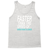 faster than the speed of something slower Tank Top