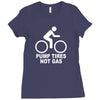 funny eco bicycle (2) Ladies Fitted T-Shirt