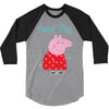 peppa pig aunt pig 3/4 Sleeve Shirt
