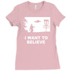 i want to believe Ladies Fitted T-Shirt