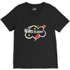 news flash black V-Neck Tee