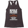 funny  built in the 50&rsquo;s, ideal gift or christmas present. Racerback Tank