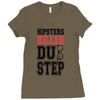 hipsters killed dubstep Ladies Fitted T-Shirt