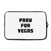 pray for las vegas Laptop sleeve