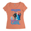 grandpa of the birthday girl Women's Triblend Scoop T-shirt