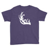 deer antler with buck forest Youth Tee