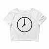 clock Crop Top