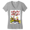 calvin hobbes Women's V-Neck T-Shirt