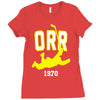 bobby orr 1970 hockey Ladies Fitted T-Shirt