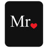 Mr with heart dot (Mr and Mrs set) Mousepad